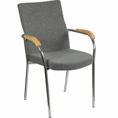 Konferenční křeslo Loco, šedé