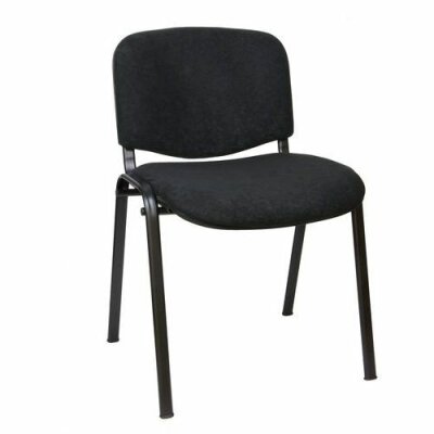 Konferenční židle ISO Velours Black, černá