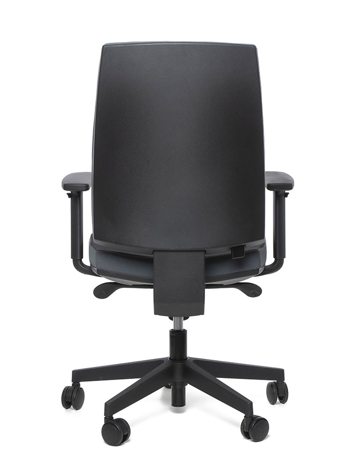 Kancelářské křeslo JOB bez podhlavníku černošedý - 3