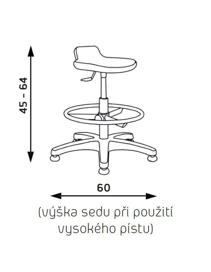 Pracovní židle Pilot - 6