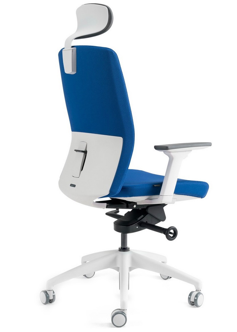 Kancelářské křeslo J2 SERIES bílý plast - 1