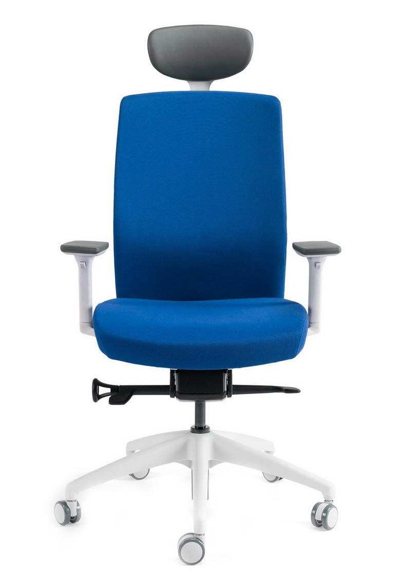 Kancelářské křeslo J2 SERIES bílý plast - 3