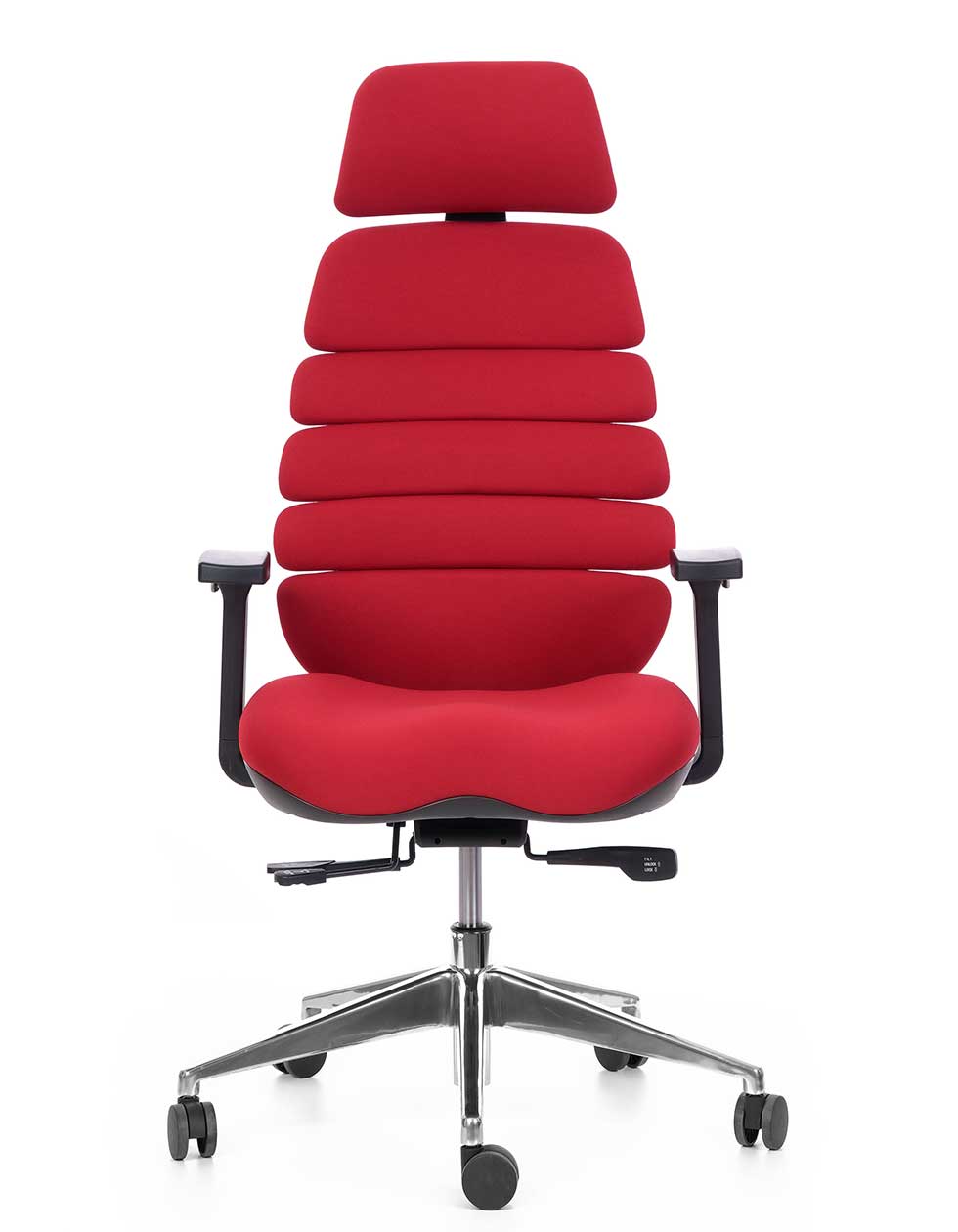 Kancelářská židle SPINE červená s PDH - 4