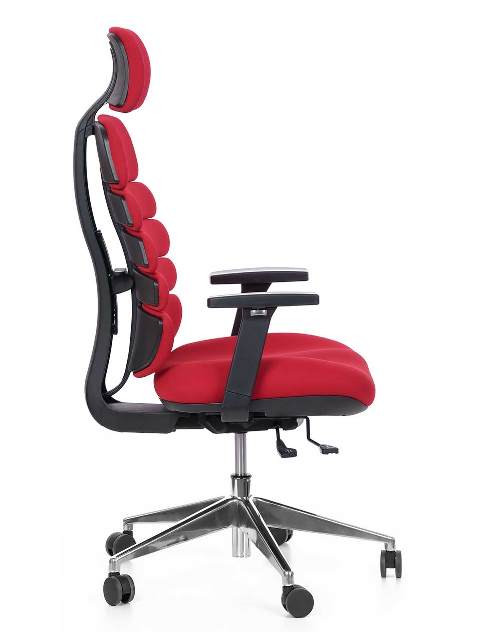 Kancelářská židle SPINE červená s PDH - 1