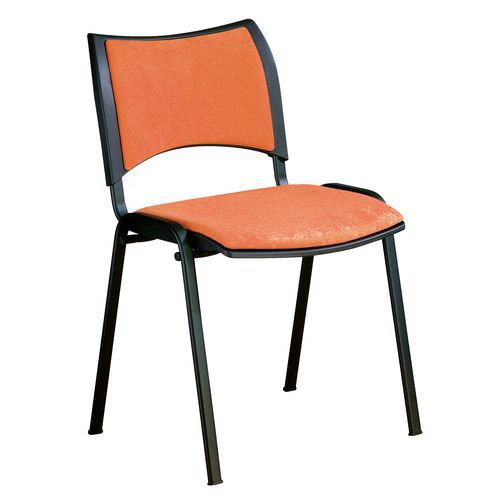Konferenční židle Smart Black, oranžová - 1