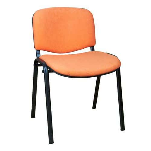 Konferenční židle ISO Velours Black, modrá - 1