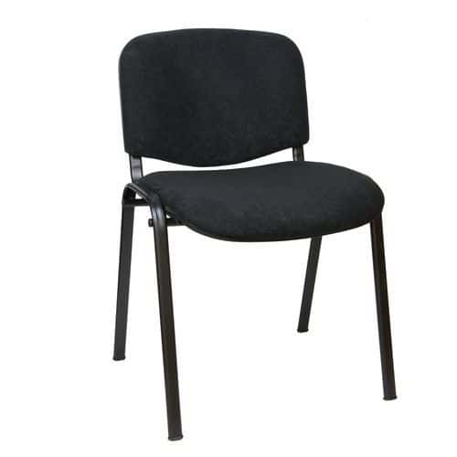 Konferenční židle ISO Velours Black, černá - 2
