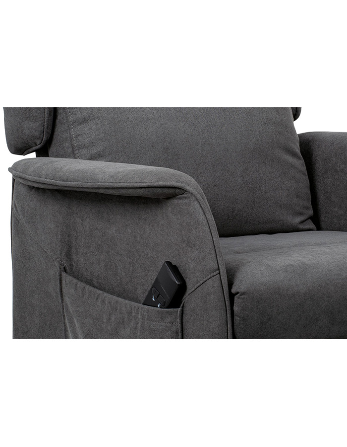 Relaxační křeslo TV-1190 tmavě šedé - 10